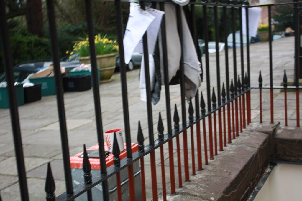 Exterior Railing at Worcester Terrace, clifton